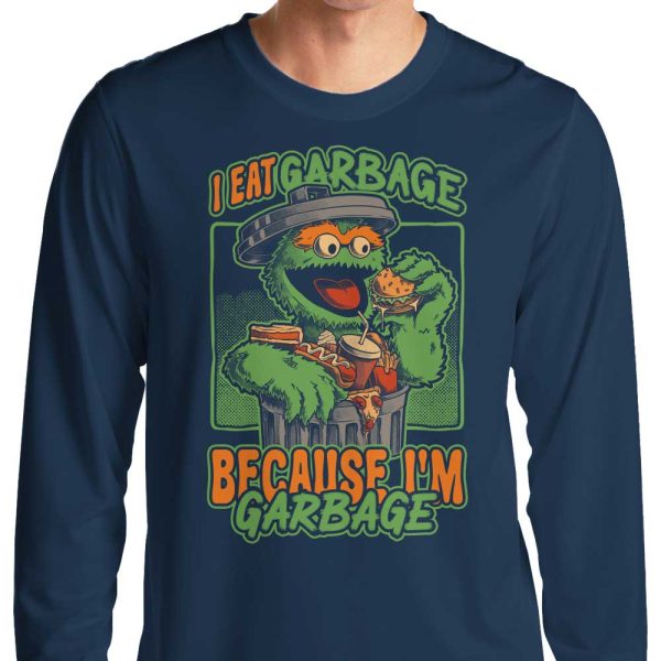 I Eat Garbage - Long Sleeve T-Shirt For Discount - Image 3