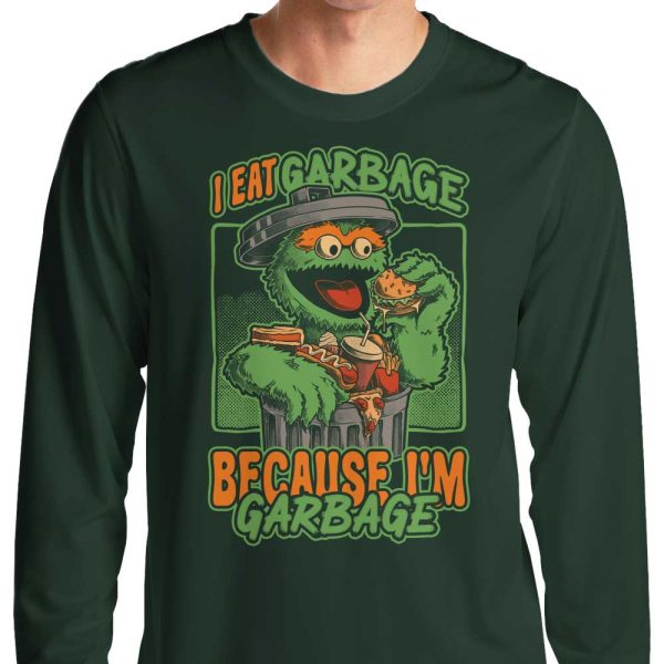 I Eat Garbage - Long Sleeve T-Shirt For Discount - Image 4