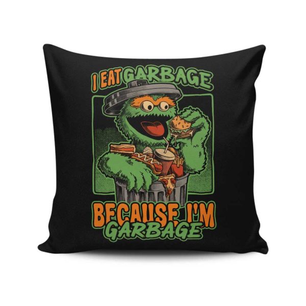 I Eat Garbage - Throw Pillow Supply