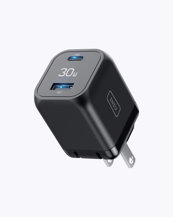 [EU US] INIU I611 Dual Port Charger 30W,Compatible with iPhone 14 13 12 Pro Samsung S21 Google LG iPad Tablet, etc. Online Hot Sale